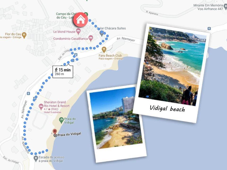 Casa de férias Casa Com Vista O Mar E Cercada Por Natureza No Vidigal *